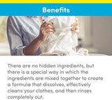 Country Save Laundry Detergent Powder Natural - HE Natural Powdered Laundry Detergent Clear & Free of Chemicals - Sensitive Washing Eco HE Laundry