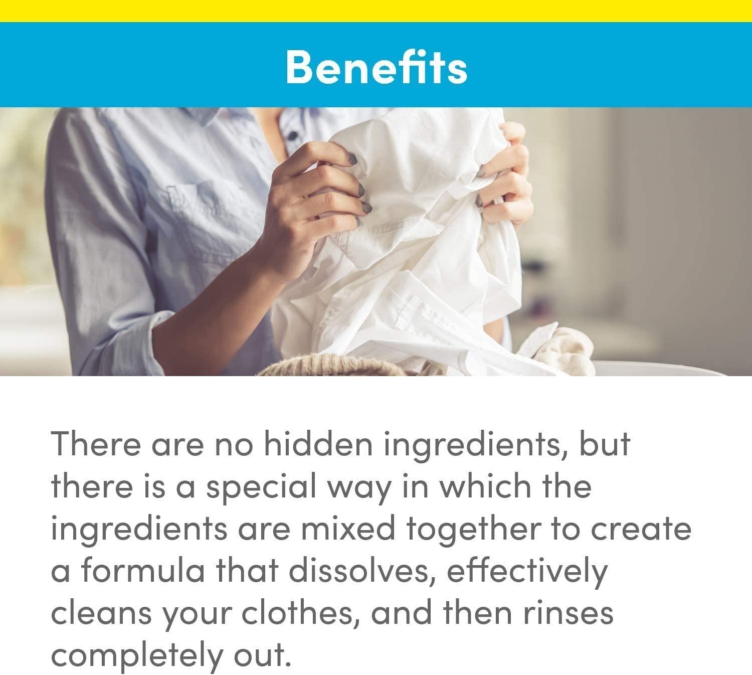 Country Save Laundry Detergent Powder Natural - HE Natural Powdered Laundry Detergent Clear & Free of Chemicals - Sensitive Washing Eco HE Laundry
