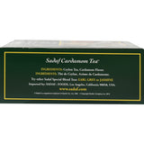 Sadaf Cardamom Tea Bags | Special Blend Cardamom Ceylon Black Tea | Quicktea Product harvested in Sri Lanka | 100 bags (Pack of 1)