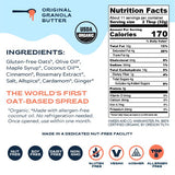 Oat Haus Organic Variety Granola Butter | Original, Chocolate, Vanilla, Blueberry | Peanut-free, Almond (Tree-Nut) Free, & School-Safe | Sunflower