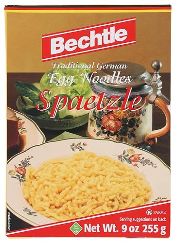 Bechtle Spaetzle (Traditional German Egg Noodles) 9-Ounce Box (Pack of 12) by Bechtle