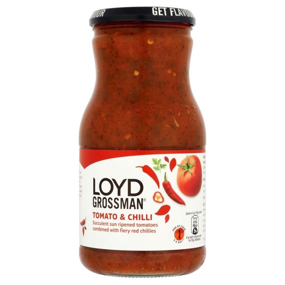 Loyd Grossman Tomato & Chilli Pasta Sauce 660G