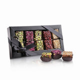 Malatya Pazari Mixed Turkish Delight Gift Box with Pistachios & Fruit,9.9oz