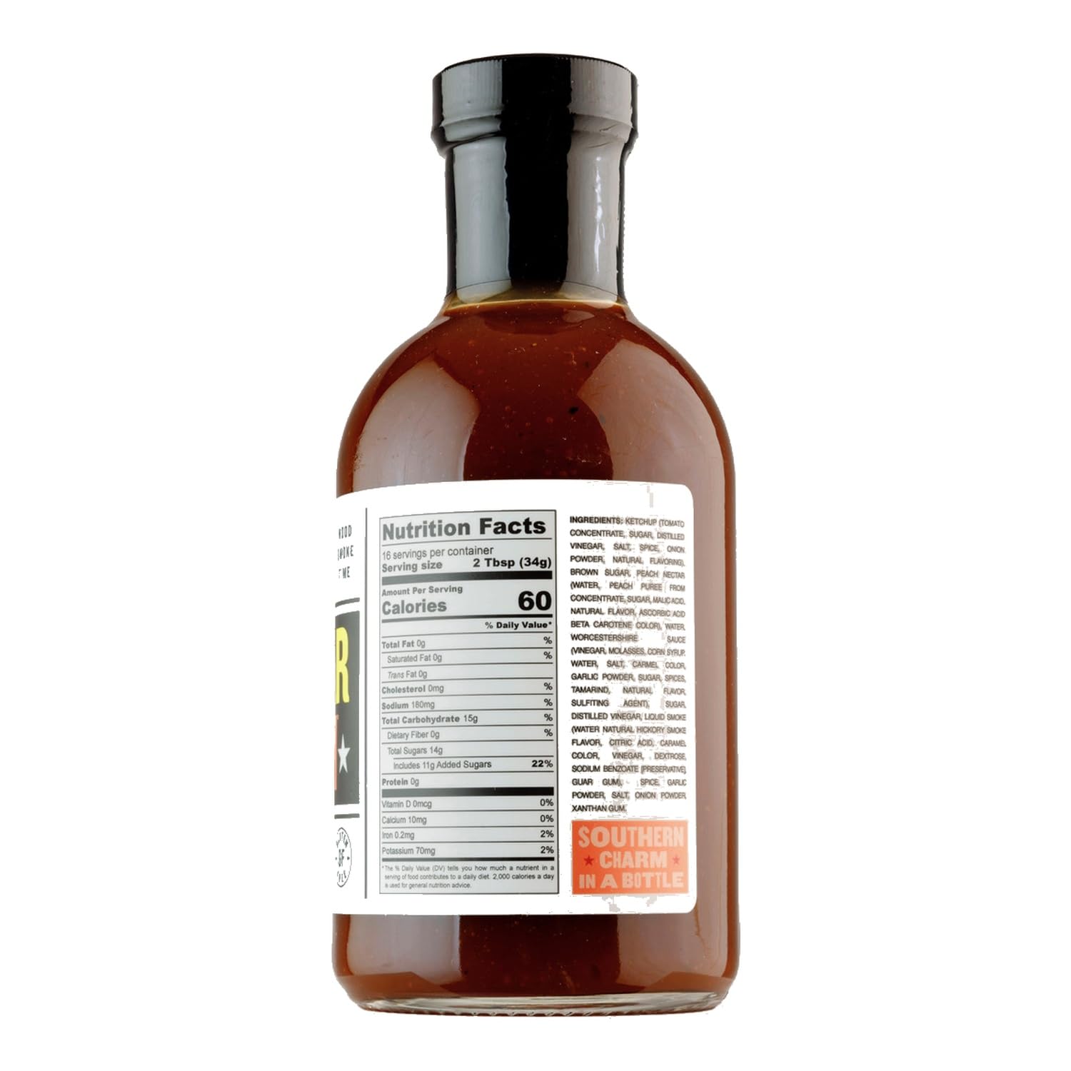 Sugar Peach BBQ Sauce by Gabrick BBQ - Small Batch | Peach & Brown Sugar | Gluten-Free, No HFCS, Gourmet BBQ for Grilling, Smoking, and Slow-Cooking
