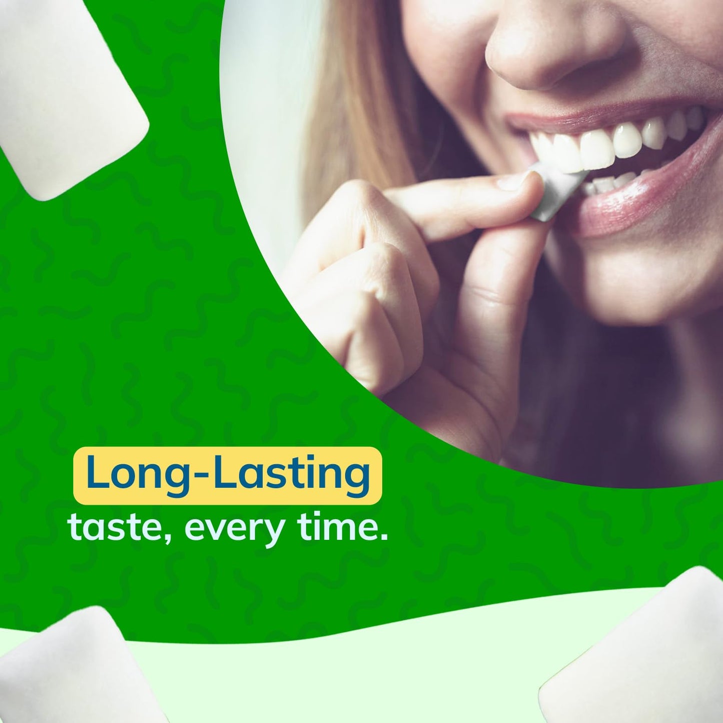 Choward's Spearmint Sugar-Free Gum | Unique Aromatic Flavors for Everyday Freshness | Long-Lasting Flavor | Soft Chew | Portable Bottle for On the Go