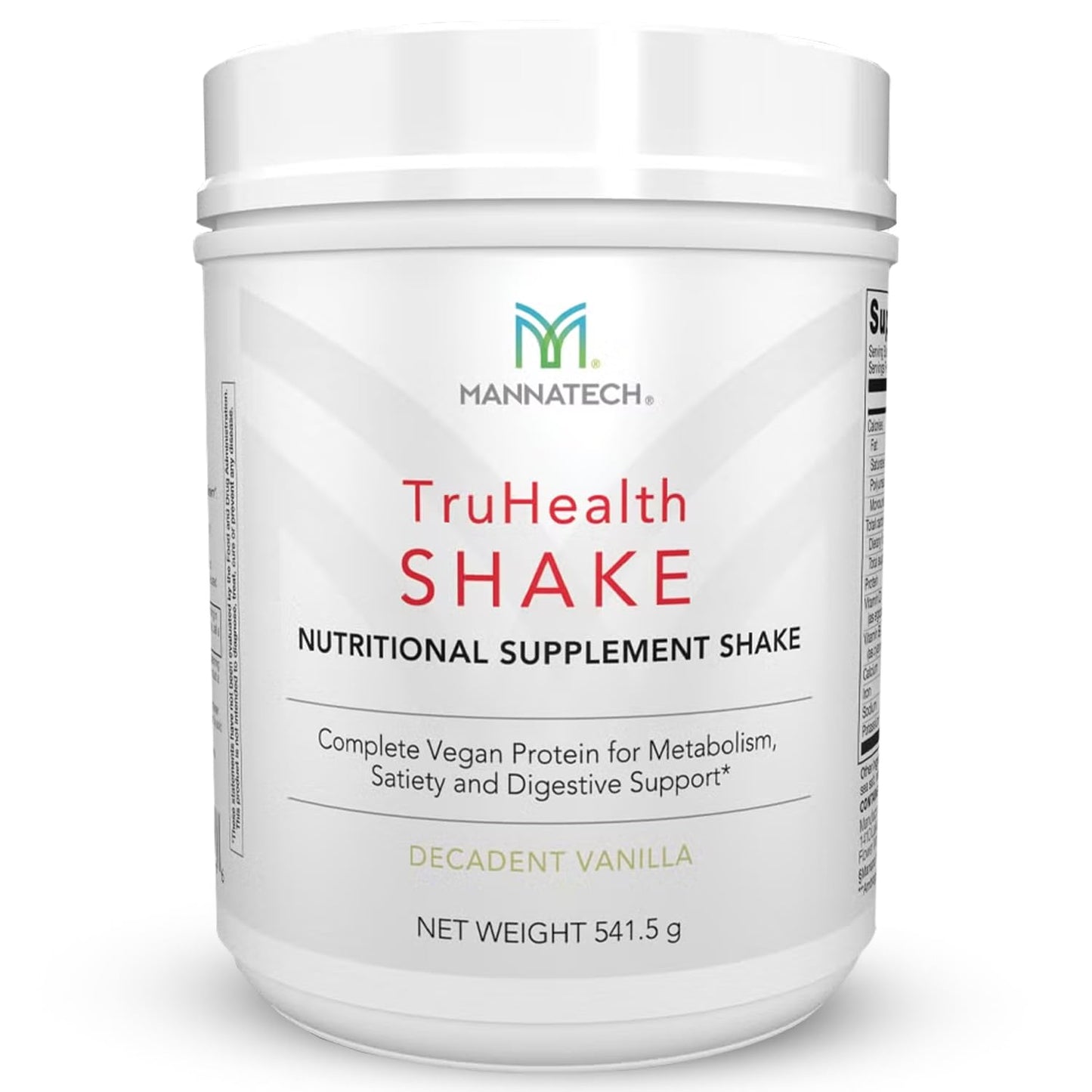 Mannatech TruHealth Shake - Vanilla Flavor - 541.5g