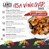 Lane's Its a Vinegar Barbecue Sauce, Aromatic Carolina Vinegar BBQ Sauce Flavor for Pulled Pork, Marinades & Dip, No-MSG, Made in USA, 13.5 Oz