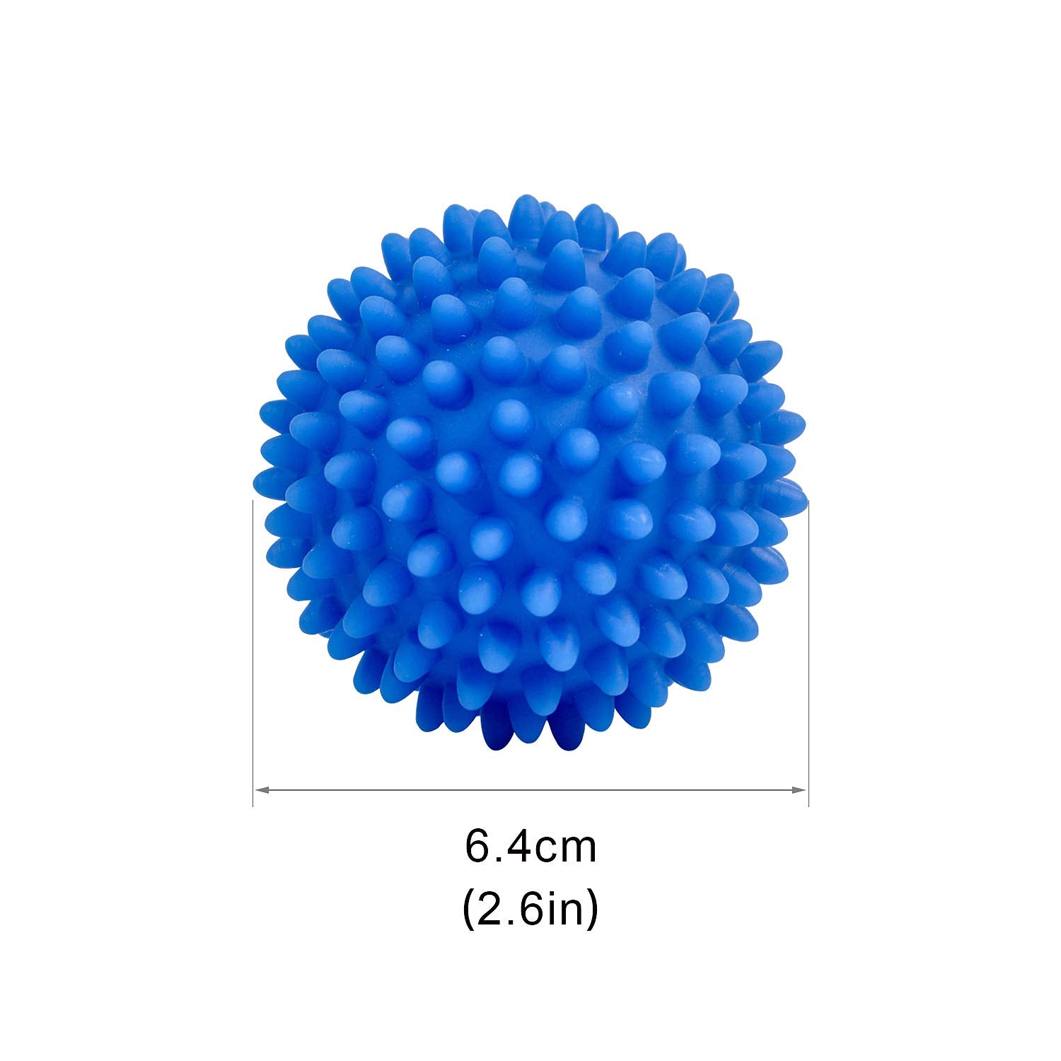 Eco Laundry Dryer Balls Reusable Silicone Soft Washing Balls Fabric Softener Alternative for Quick Drying (4 Packs)