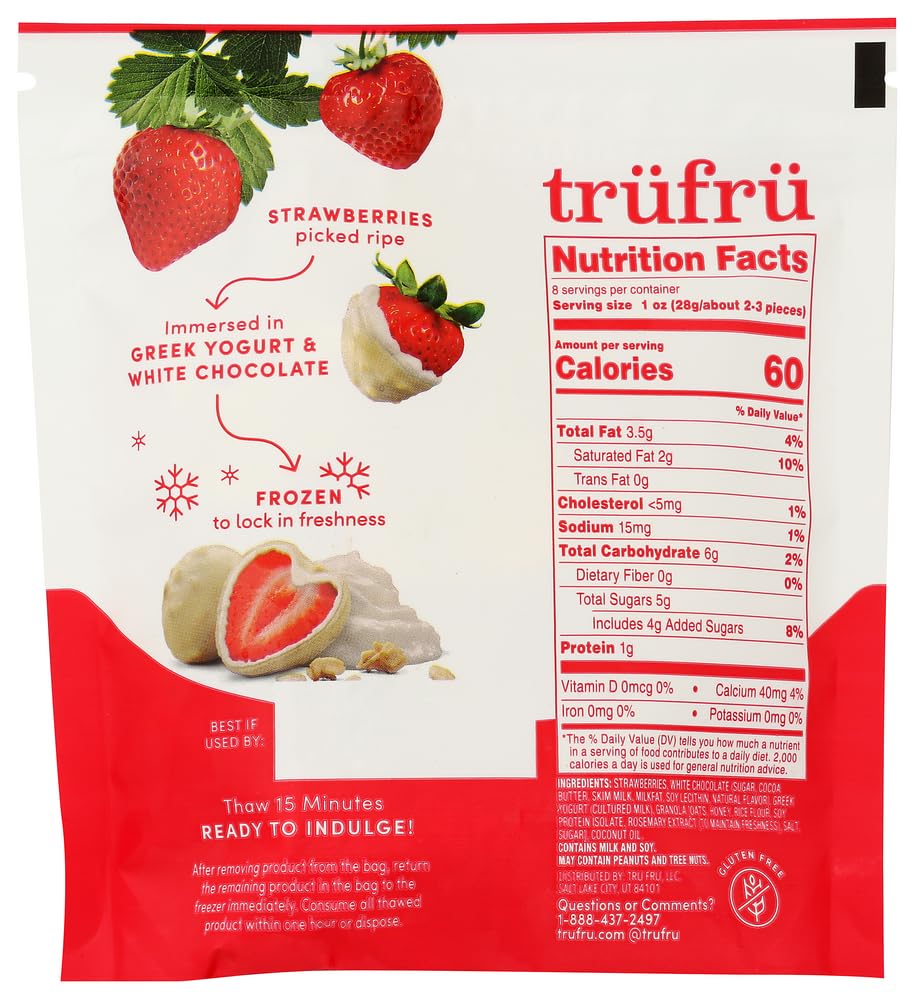 Yogurt & Granola Frozen Strawberries