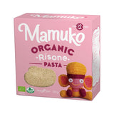 Mamuko Organic The Beginning Pasta 4-Pack Variety Mix (Ditalini, Stelline, Risone, Capellini) Quick-Cook Pasta for Babies Young Children - Protein