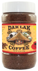 100% Dak Lak Vietnamese Freeze Dried Instant Coffee, 175 Grams Jar