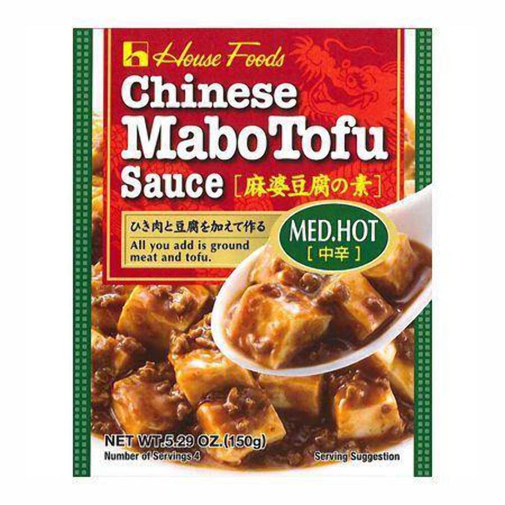 House Foods Medium Hot Chinese Mabo Tofu Sauce, 5.29 Ounce (Pack of 1)