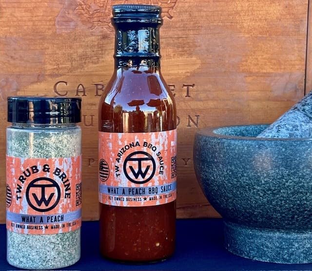 TW "What a Peach" 2 Pack Rub and BBQ Sauce
