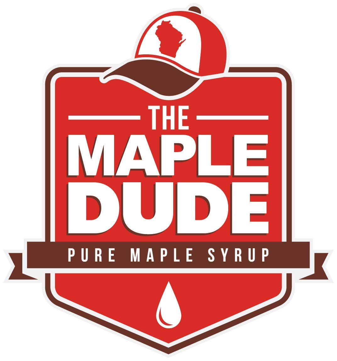 The Maple Dude - Pure Maple Syrup - (Large, 32oz - Quart) | Natural | Made in Wisconsin | Great for Pancakes/Waffles