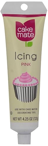 Cake Mate Decorating Icing, Pink, 4.25 oz