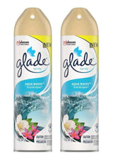 Glade Air Freshener 8oz (Package May Vary) Pack of 3 (Aqua Waves)