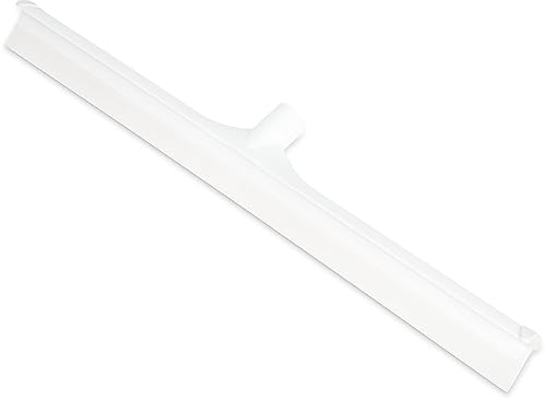 SPARTA 24" Floor Squeegee Replacement Head, Seamless Rubber with Rust-Free Plastic Frame for HACCP Compliance, Heavy-Duty Industrial Use