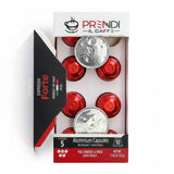 Prendi iL Caffe- Aluminium Capsules Prendi Espresso Forte Dark Roast - 100 Count