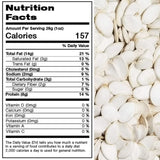 Pumpkin Seeds, Raw In shell Snow white, Oil Free, Healthy Snack, Crunchy, Delicious, Packed in a 1.5 lbs. (24 oz.) Resealable pouch bag by Presto