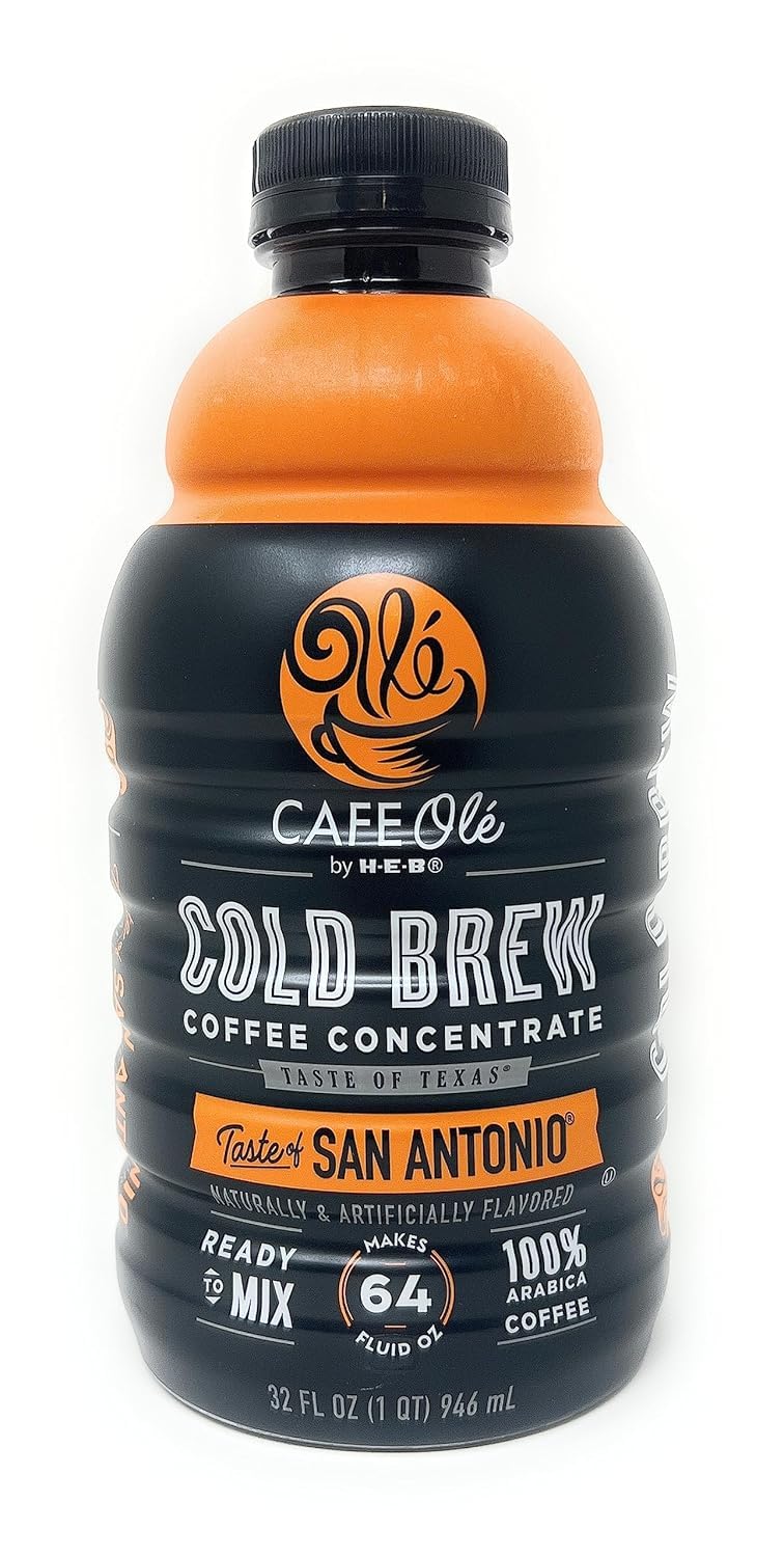 Cafe Ole by H?E?B Taste Of San Antonio Cold Brew Concentrate - 32oz - cinnamon, chocolate & vanilla flavored
