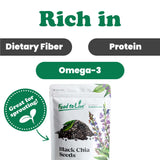 Black Chia Seeds, 10 Pounds - Whole, Sproutable, Vegan, Kosher, Keto, Sirtfood, Bulk. Rich in Essential Fatty Acids, Fiber, Protein. Great for Chia