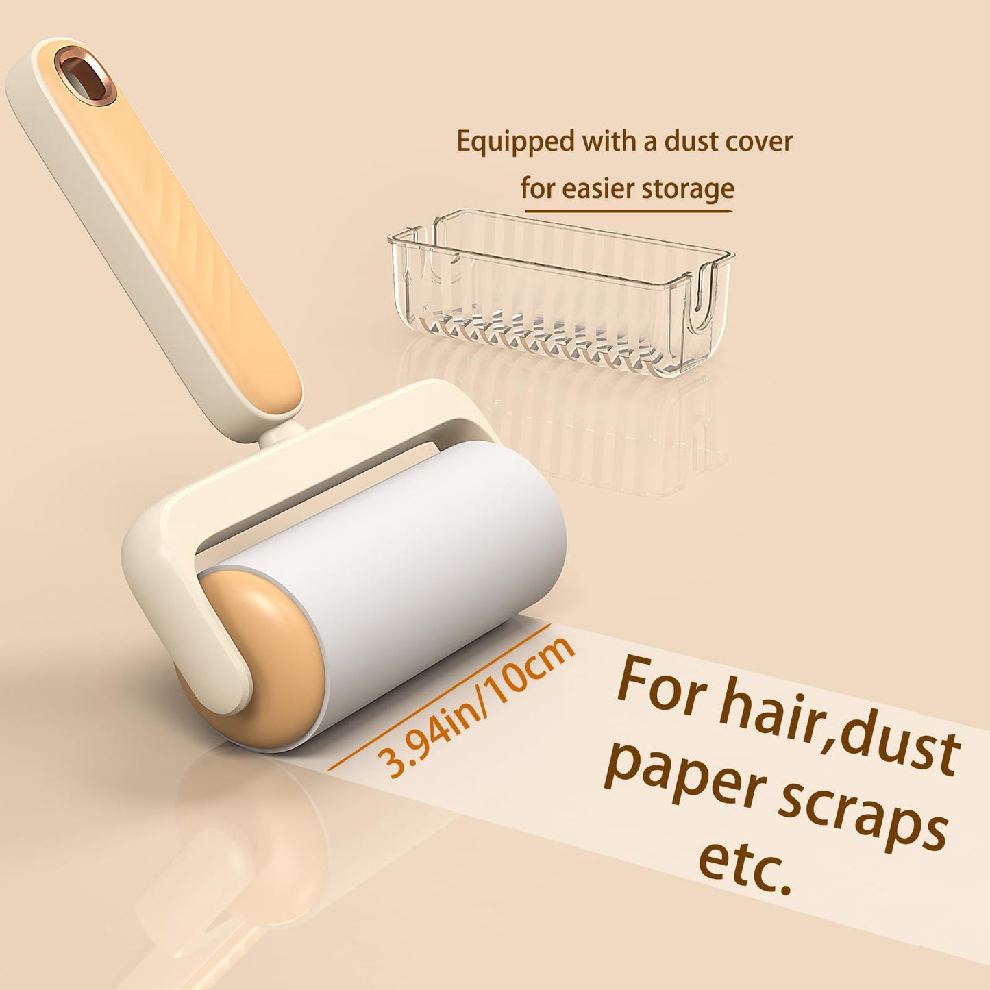 2-in-1 Lint Roller for Pet Hair, Washable Reusable Lint Rollers Value Set, Dog Cat Pet Hair Remover Cleaner for Clothes, Sofa, Couch & Carpet