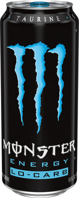 Monster Energy, Lo-Carb Monster, Low Carb Energy Drink, 16 Ounce