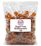 Sugar Free Butterscotch Hard Candy Buttons - 1 lb of Fresh Delicious Individually Wrapped Candy