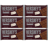 HERSHEY'S Milk Chocolate Candy Gift Bars, 1 Pound Large Chocolate Bars, 6 Pack Bulk Chocolate Candy - Classic Creamy Milk Chocolate Sharing Bars
