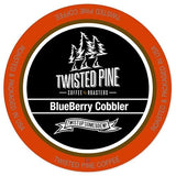 Twisted Pine Blueberry Cobbler Flavored Coffee, Single-Serve Cups for Keurig K-Cup Brewers, 24 Count