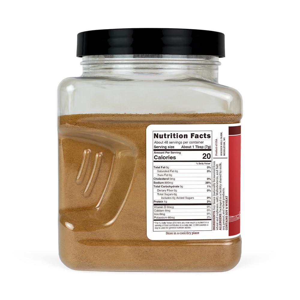 Hoosier Hill Farm Soy Sauce Powder, 12oz (Pack of 1)