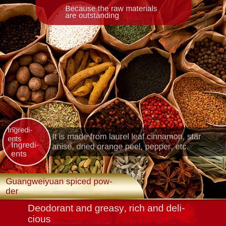 Zercumm Five-Spice Powder 454G Barbecue Marinade Stir-Fried Dishes Add Tasty Braised Food Barbecue Barbecue Seasoning