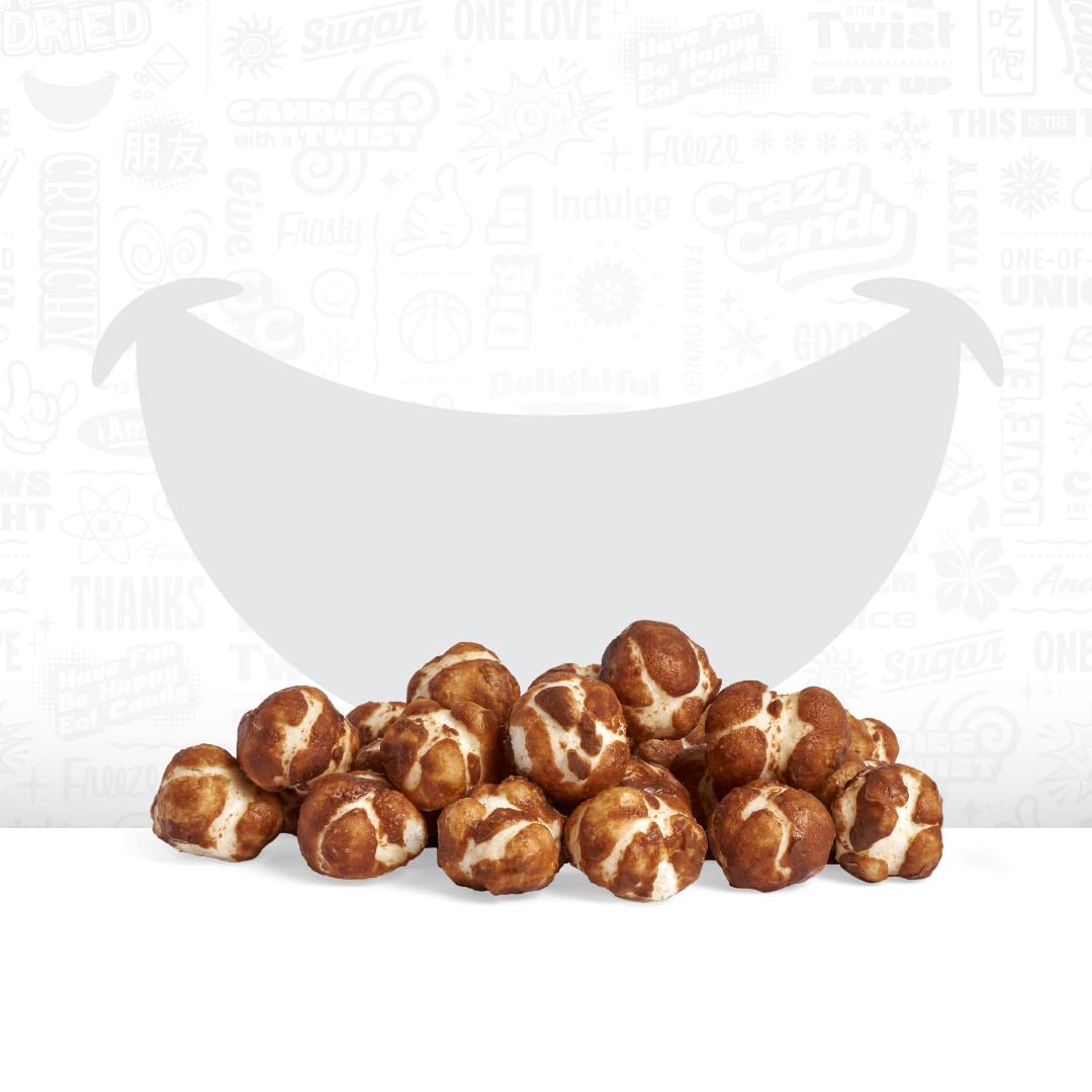 Freeze Dried Charleston Chew Vanilla Nougat, Crazy Candy Choco-Nilla Crunch - Chocolate Covered Crispy Candy