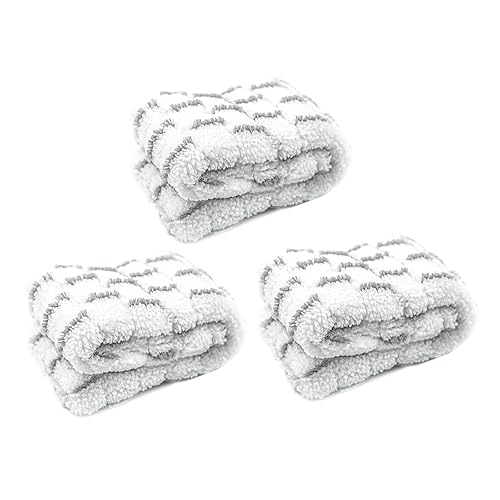 ITTAHO 3 PCS Window Scrubber Refill Sleeve, Reusable & Washable Scrubber Replacement Head for Window Professional Microfiber Cover Window Washer