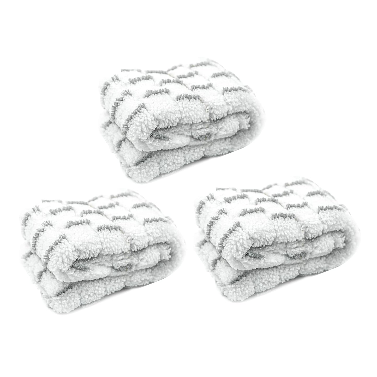 ITTAHO 3 PCS Window Scrubber Refill Sleeve, Reusable & Washable Scrubber Replacement Head for Window Professional Microfiber Cover Window Washer