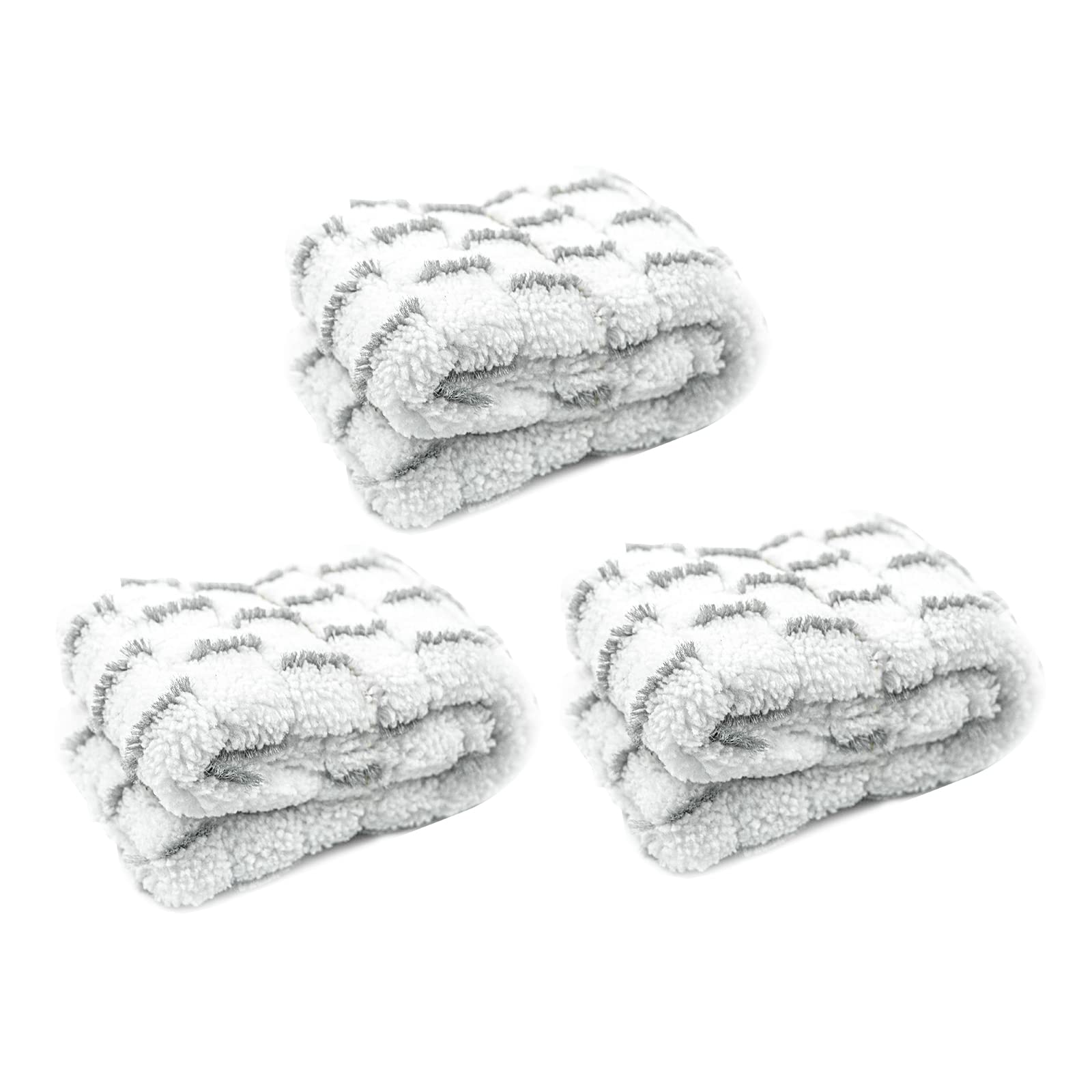 ITTAHO 3 PCS Window Scrubber Refill Sleeve, Reusable & Washable Scrubber Replacement Head for Window Professional Microfiber Cover Window Washer