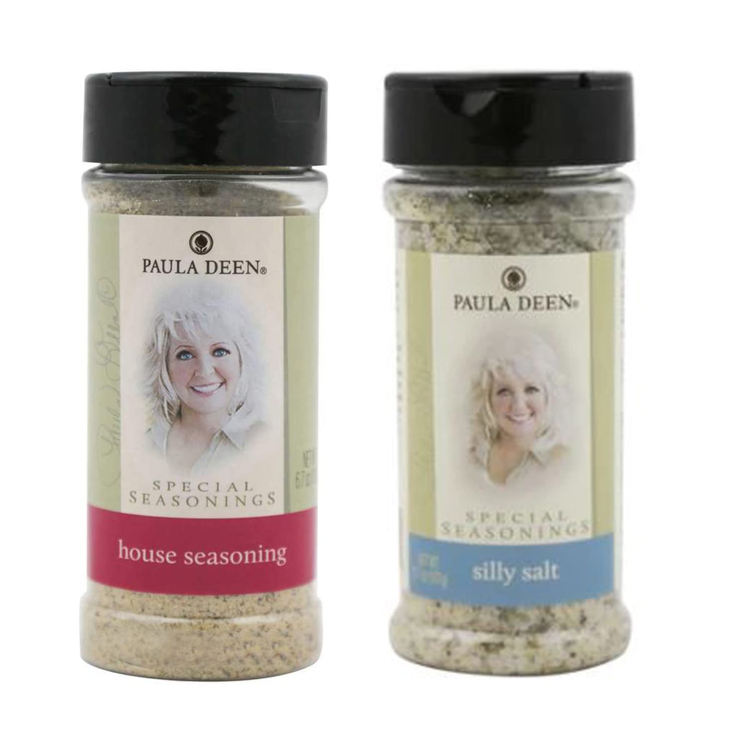 Paula Deen Special Seasoning Blend Pack Of 2! House Seasoning and Silly Salt! House Seasoning Mixture Of Salt, Black Pepper And Spices! Silly Salt