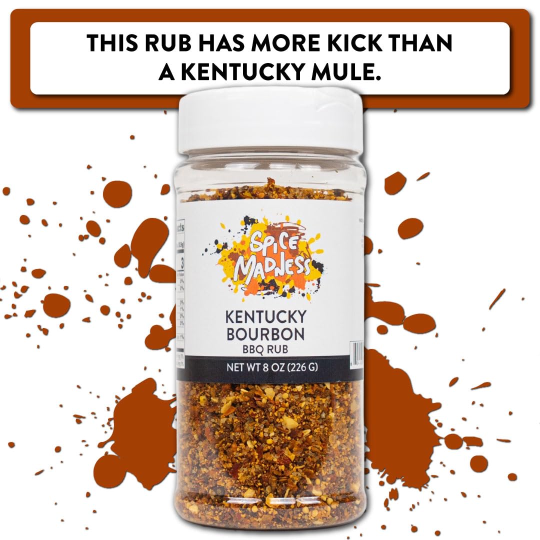 Spice Madness - Kentucky Bourbon BBQ Rub - 8 oz