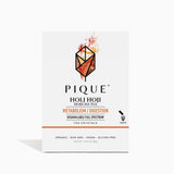 Pique Holi Hoji - Hojicha Roasted Matcha Green Tea Powder, Supports Digestion, Metabolism, Calm Energy, and Healthy Immunity - 28 Single Serve Sticks