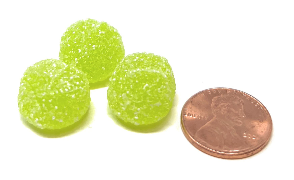 Gustaf, Gustaf Sour Apple Buttons - Vegan (2.200 Lbs)