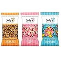 Jody’s Gourmet Popcorn 3-Pack Variety Bundle - 7oz Bags of Caramel Corn, Birthday Cake, and Confetti Flavors - Sweet and Salty Handcrafted Snack