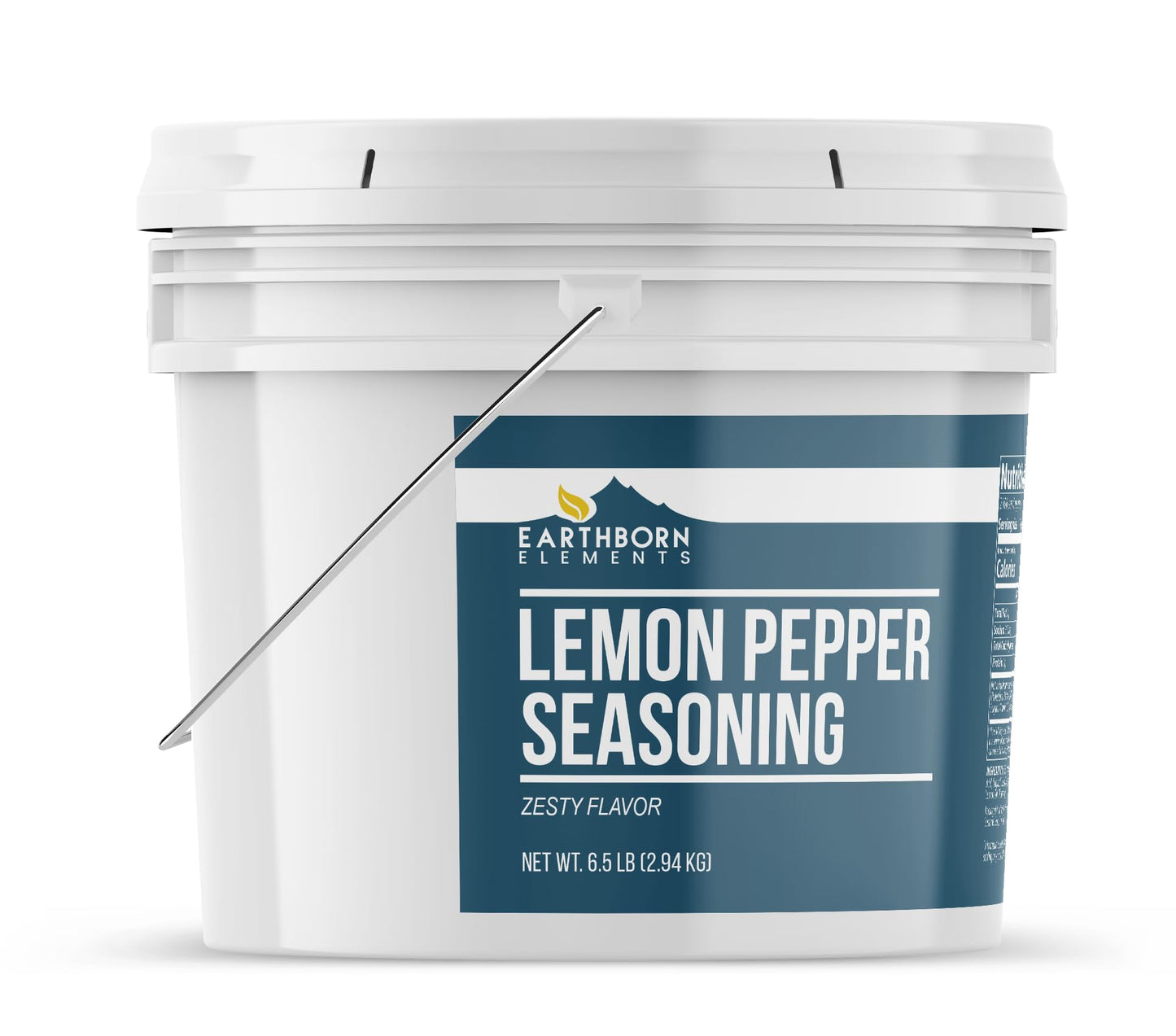 Earthborn Elements Lemon Pepper Seasoning 1 Gallon, Spice Blend, Zesty Flavor
