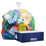 Plasticplace 40-45 Gallon Trash Bags ? 2.0 Mil ? Clear Extra Heavy Garbage Can Liners ? 40" x 46" (50 Count)