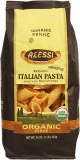 Alessi Organic Penne Italian Pasta, Kosher, 16 Ounces (Pack Of 6)