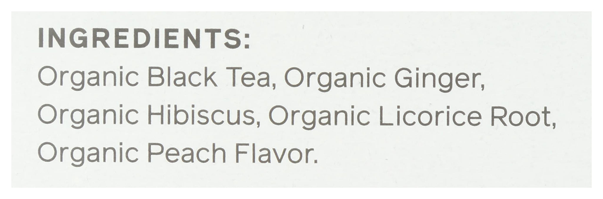Allegro Tea, Organic Ginger Peach Black Tea Bags, 20 ct