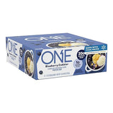 ONE Protein Bars, Blueberry Cobbler, Gluten Free with 20g Protein and 1g Sugar, Pantry Staples, 2.12 oz (12 Count)