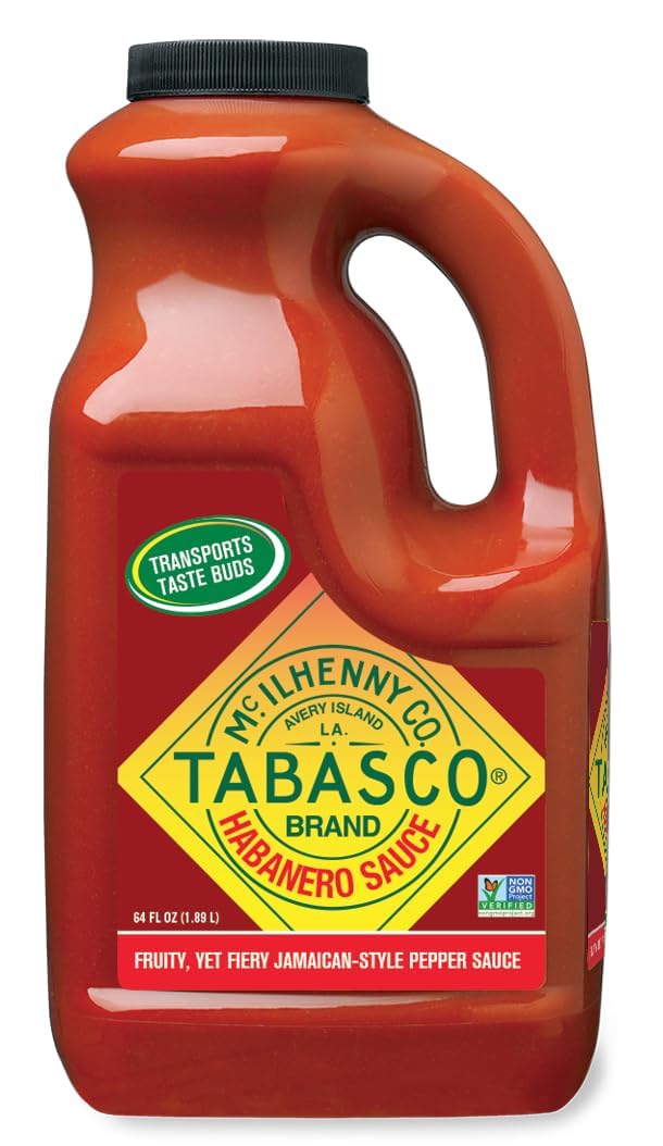 TABASCO® Brand Habanero Pepper Sauce, 64 oz (Pack of 1)