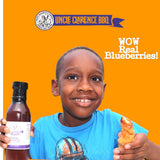 Uncle Clarence Original BBQ Sauce - Blueberry Infused, Small Batch, Vegan & Gluten-Free, 14 oz