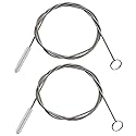 ICEYLI 2 Pack 60 Inch Long Flexible Tube Cleaning Brush, Stainless Steel and Nylon Bristles, Suitable for Home Kitchen, Fish Tank, Water Pump