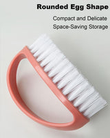 Small Scrub Brush for Cleaning - 4 Pack Scrubbing Brushes with Stiff Nylon Bristles Heavy Duty Cleaning Brush Multi-Purpose Scrub Brushes